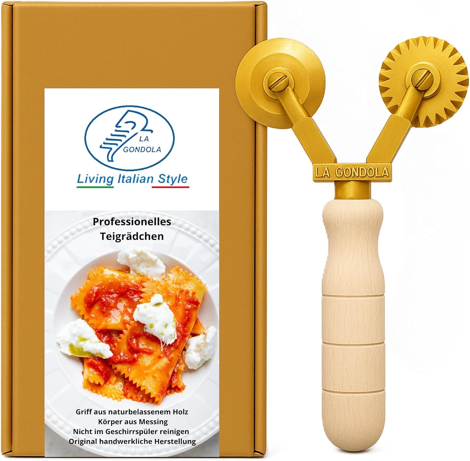 LaGondola: Professionelles Teigrädchen, doppelt