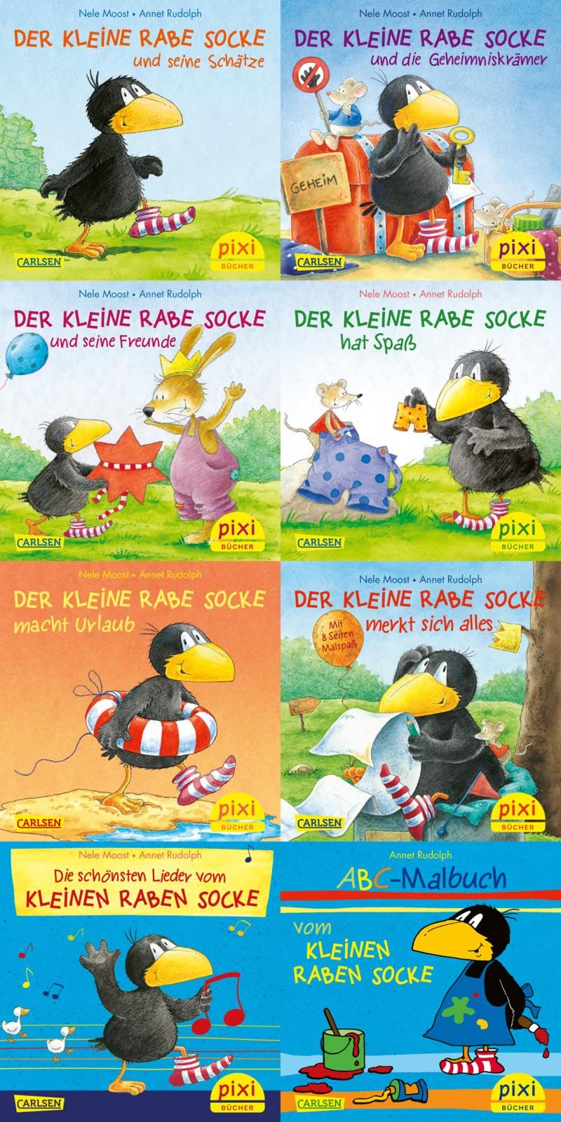 Pixi-Box 193: Der kleine Rabe Socke (8x8 Exemplare) (193)