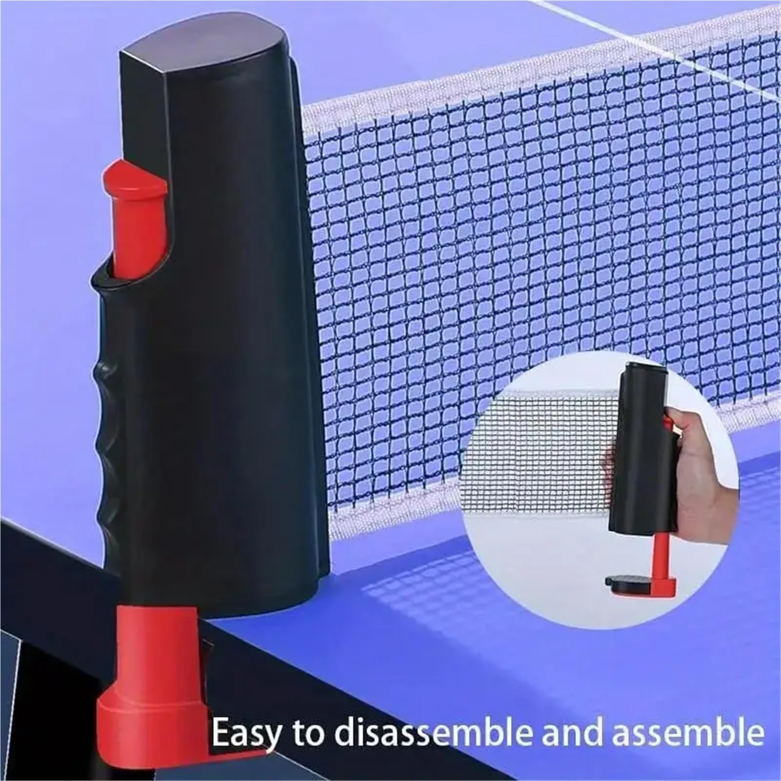 Tragbare Tischtennisnetzabdeckung Messgerät Einziehbares Set Catcher Racks Einstellbare Werkzeuge Outdoor Home Sport Clip Auf Für Tisch