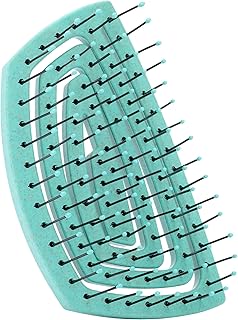 Ninabella Organic Mini Detangle Hair Brush for Women or Toddler - Does not Pull on Hair - Travel Size Hair Straightening W...