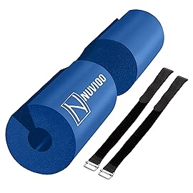 Barbell Pad Squat Pad for Lunges and Squats - Hip Thrust Pad for Standard and Olympic Bars - Provides Cushion to Neck and Shoulders While Training