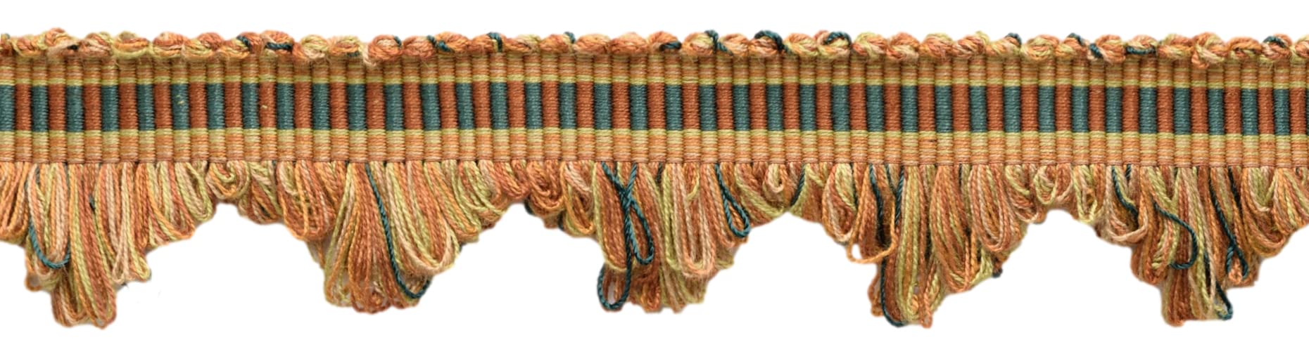 Bordure festonnée contemporaine Marrakesh pour sublimer les rideaux de votre salon