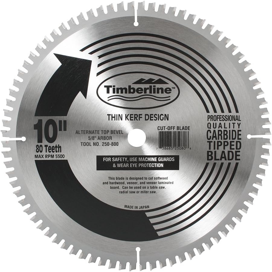 Get Discount Offer Timberline - Blade 10X80T A.T.B (250-800) Review Discount Timberline - Blade 10X80T A.T.B (250-800)