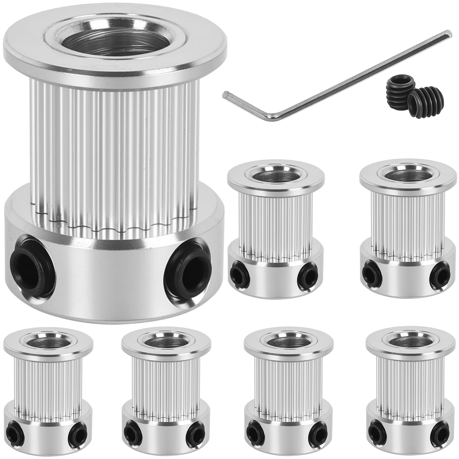 12 Pack GT2 Timing Belt Pulley 20 Teeth,8mm bore,synchronous Pulley — Amazon image 10