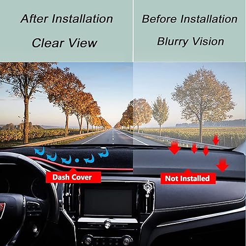 Miniatura 3 de KEEGTBOX Cubierta de tapete para salpicadero, consola central interior personalizada compatible con Chevy Trax SUV 2017, 2018, 2019, 2020, 2021,