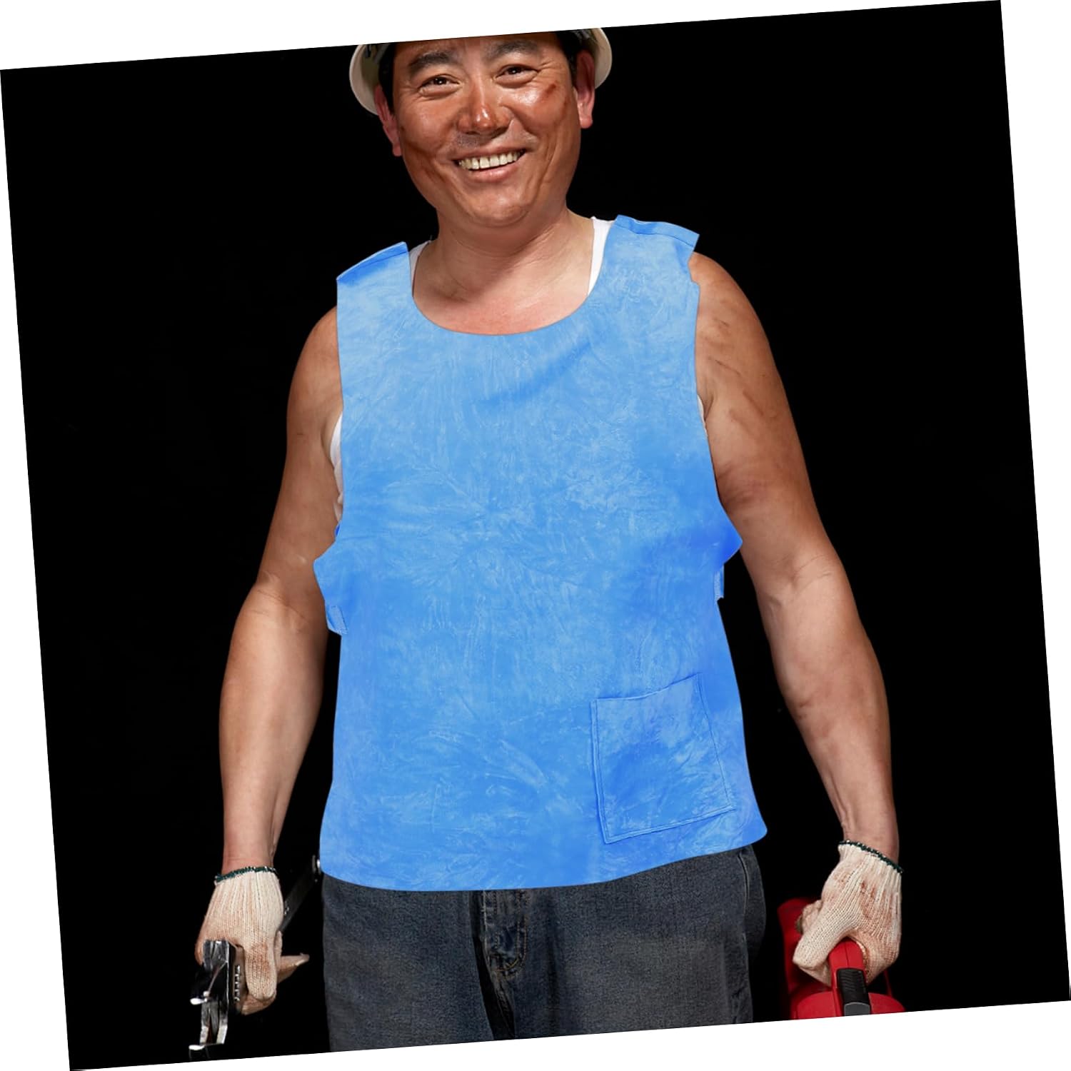 Outdoor Cooling Vest for Summer Water Absorption Cooling Waistcoat Lightweight Portable Ice Vest for Men and Women for Hot Weather Activities