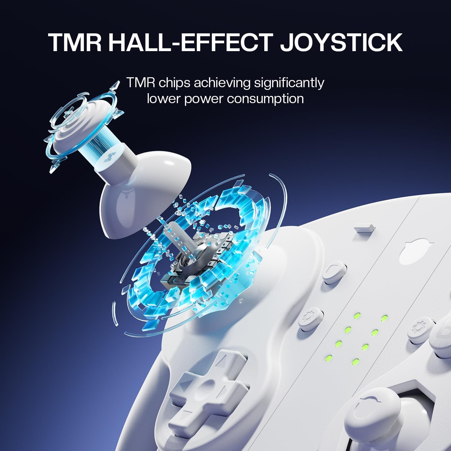 Diagram of TMR Hall-Effect Joystick technology