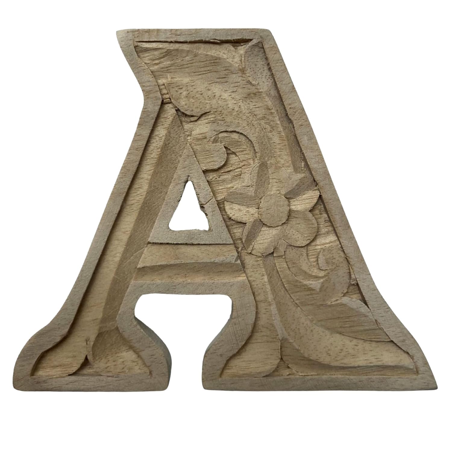 Wooden Carved Alphabet Letters Home Décor House number DIY