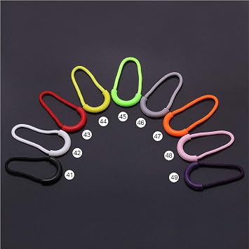 Yzsfirm 10 Pcs U Shape Nylon Zipper Pull,Replacement Zipper Tab Durable Red Zipper Pull for Backpacks