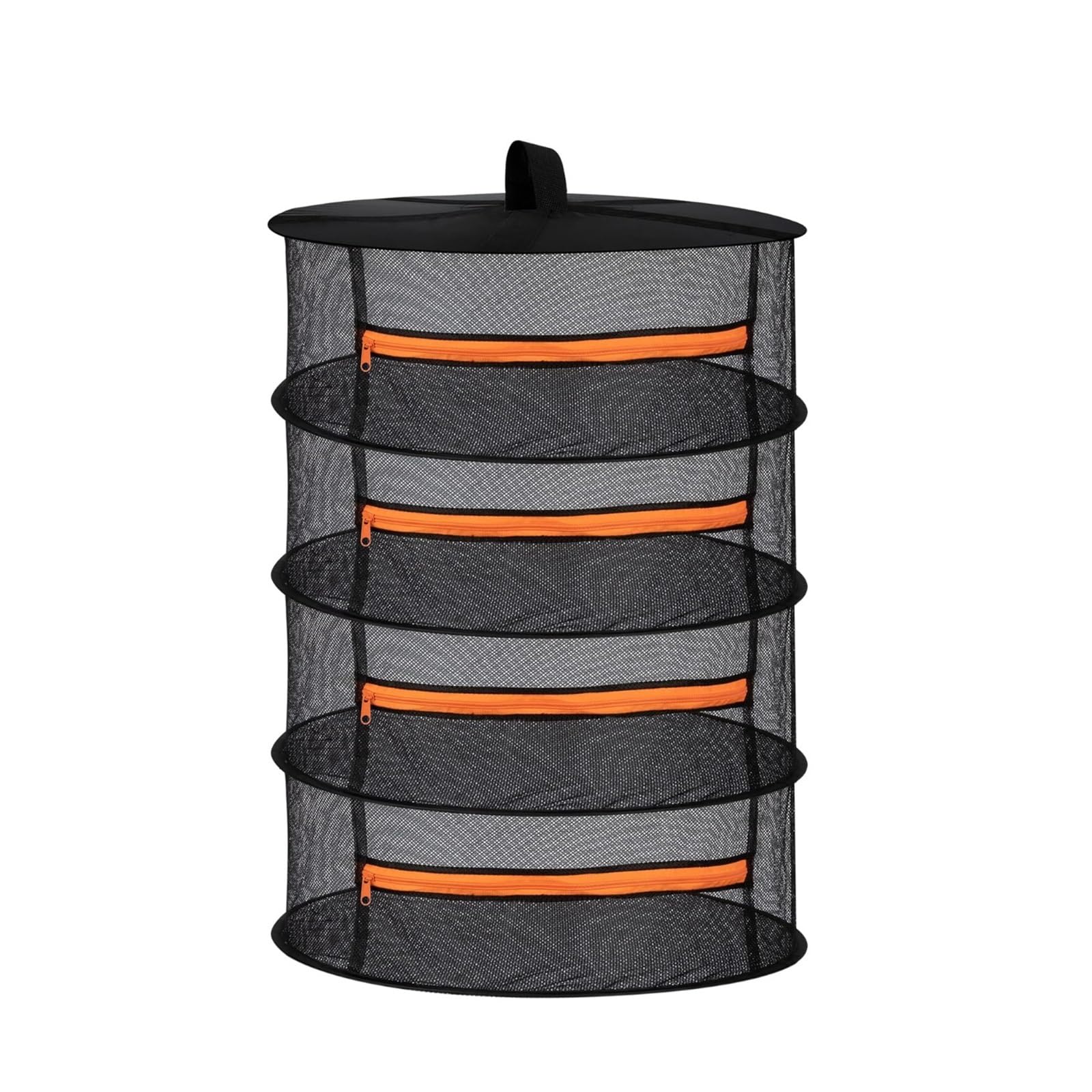 Baynopurin 4 Layer Black Drying Net Grow Tent Flower Seed Hanging Mesh Dryer Basket