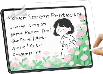 2 Pack Paper Feel Screen Protector for iPad A16/A14 11th/10th Generation 11 Inch/10.9 Inch, 2025/2022, Matte PET Paper Screen Protector for Drawing, Writing, Anti-Glare, Anti-Fingerprint
