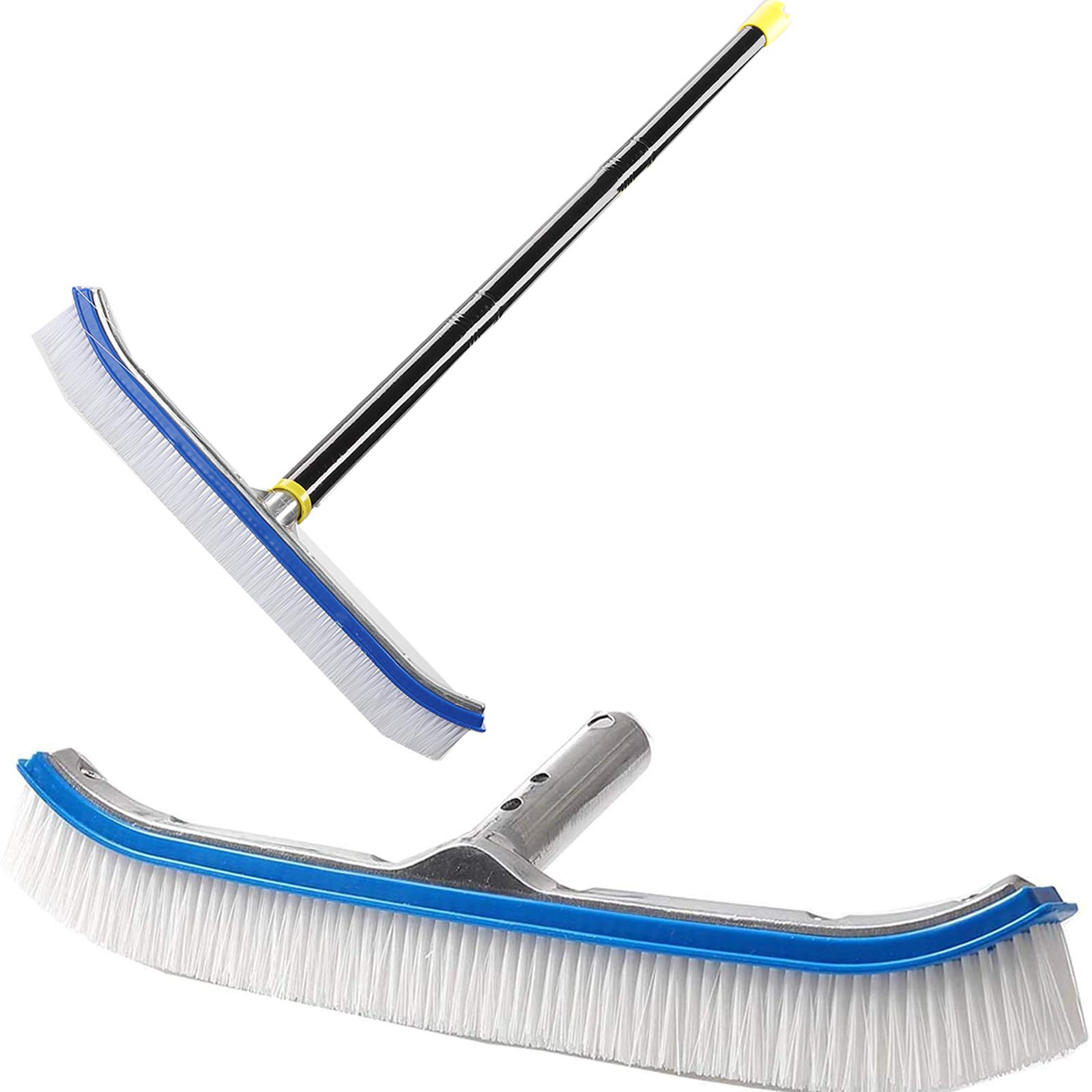 GLORYA Swimming Pool Brush with 8ft Pole - 18