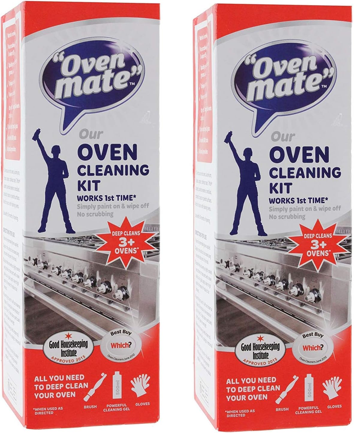 Oven Cleaning Kit Twin Pack 2x500ml