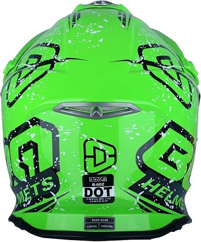 Miniatura 5 de Adult Dirt Bike Helmets Motocross ATV Dirtbike BMX MX Offroad Full Face Motorcycle Helmet, DOT Certified Model B602