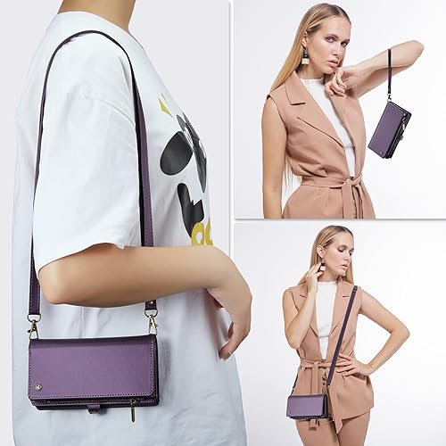 Miniatura 3 de ASAPDOS Funda para Google Pixel 6 Pro 5G, con correa de piel sintética retro con cierre magnético, bloqueo RFID, tarjetero y soporte para hombres y