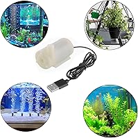 Vista 7 de 3 piezas DC 3-5V USB Micro sumergible Mini bomba de agua para acuarios, tanque de peces, estanque, fuente, hidropónica, jardín (blanco)