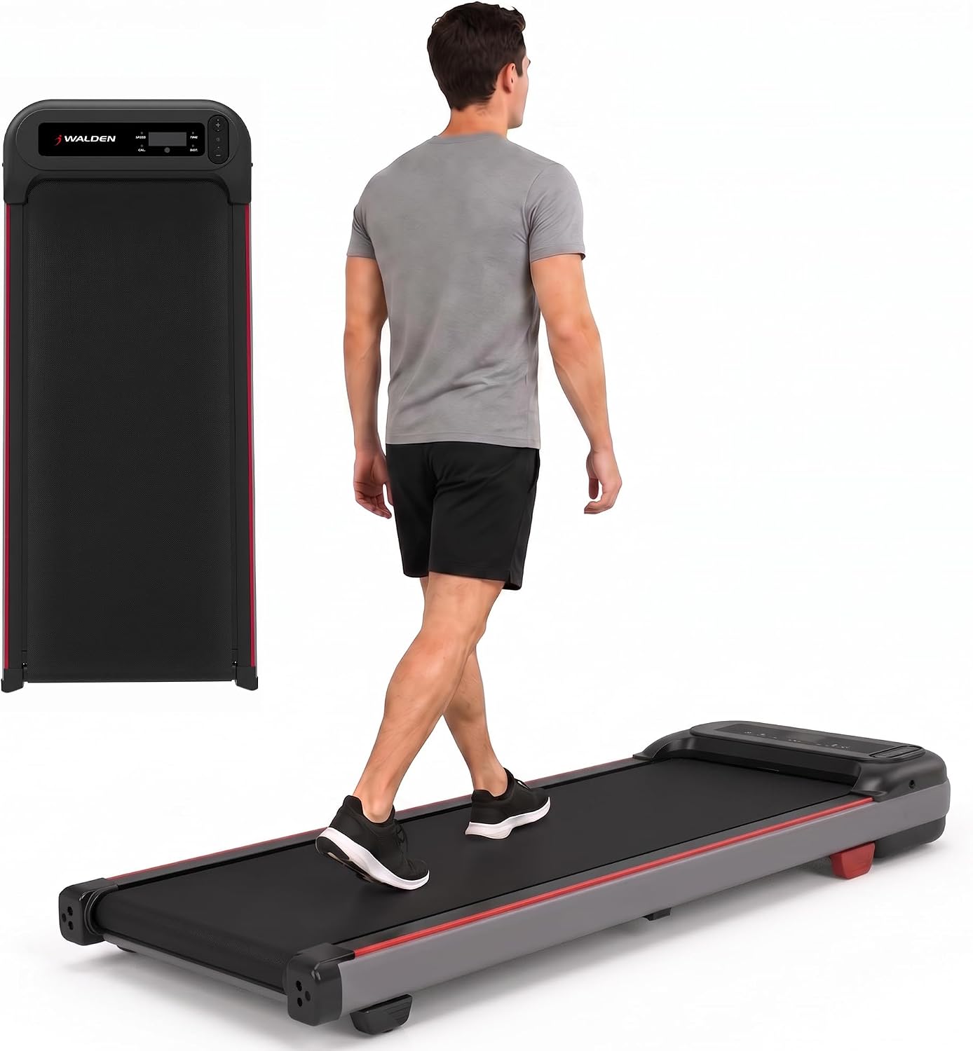Walden Sports 2-in-1 Under Desk Treadmill for Home & Office - 0.75PS Walkin… — best walking pad UK