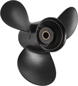 9.9 x 13 48-896900A40 Boat Propeller for Mercury 25-30HP | 10 Spline Tooth Aluminum Boat Propeller for 25-30HP Tohatsu Nissan 3R0B645270 9 7/8x13 3" Gearcase,Rh