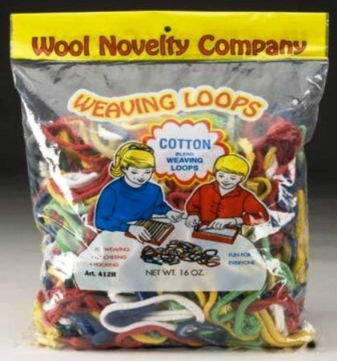 Wool Novelty Cotton Weaving Loops 16 OzAssorted BigaMart