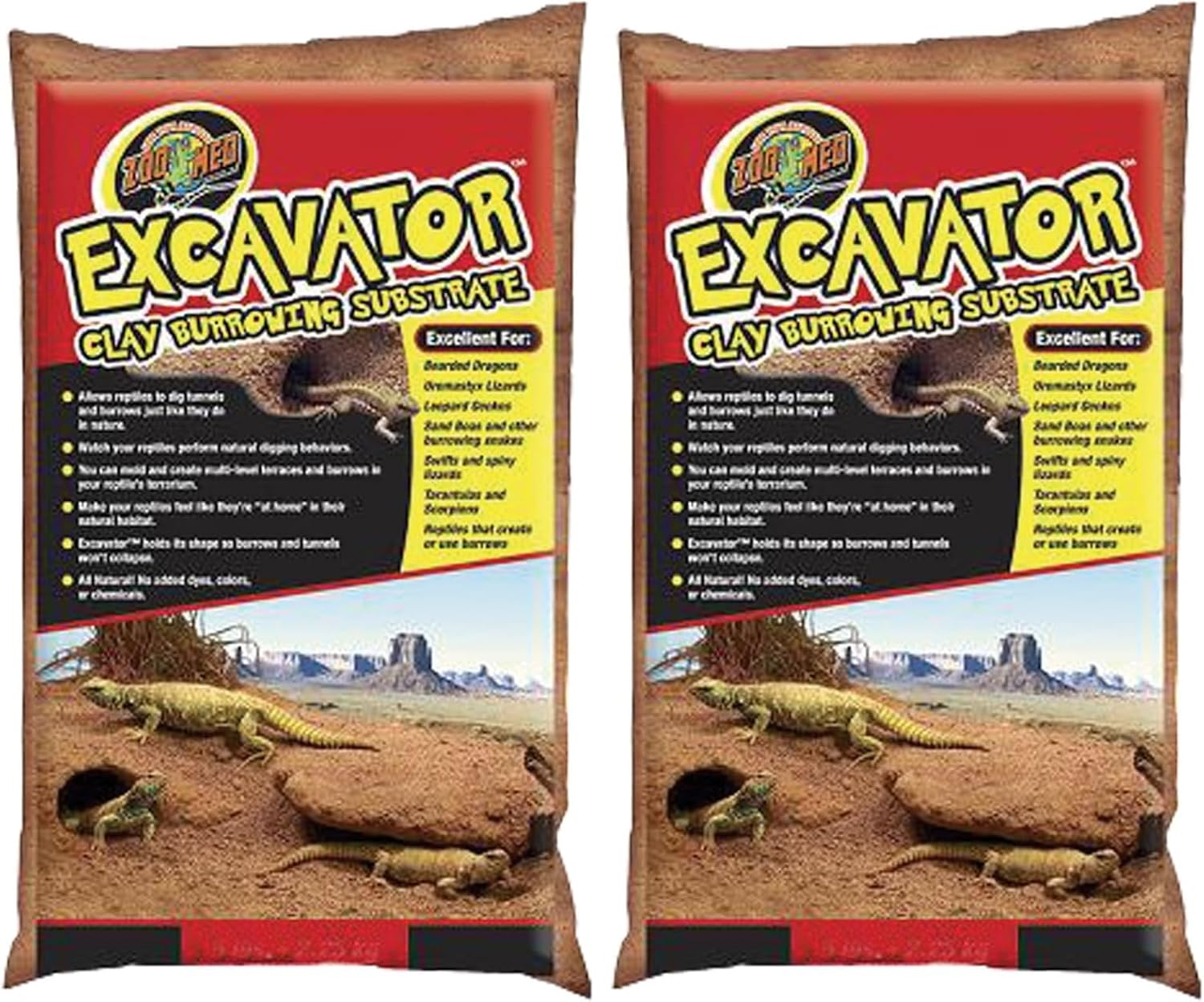 Zoo Med Excavator Clay Burrowing Substrate, 10 Pounds