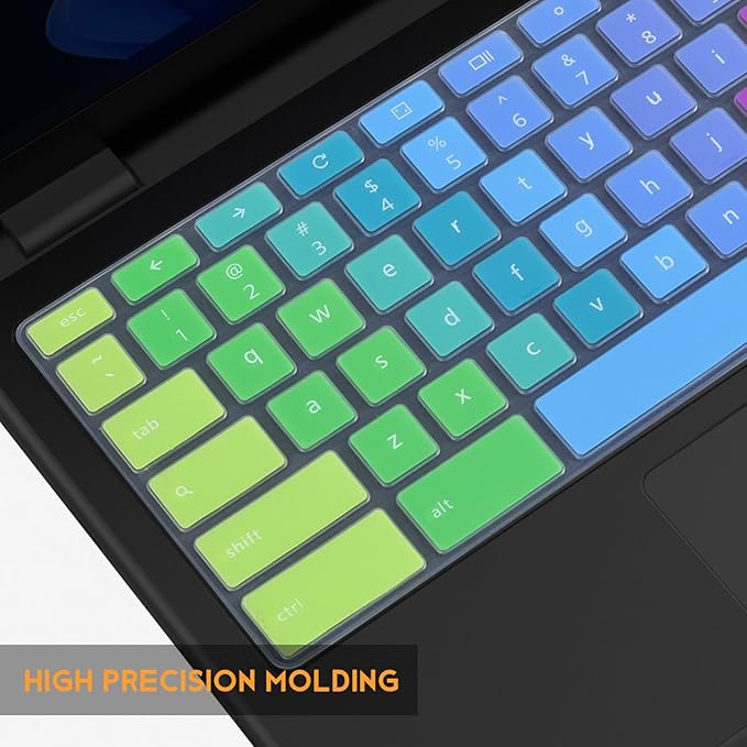 Funda de Teclado Colorida para Dell Chromebook 11.6" y 13.3" miniatura 4