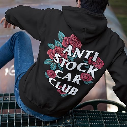 Miniatura 5 de STYLN Sudadera de manga larga con capucha Sudadera divertida con capucha unisex para adultos entusiastas del automóvil, camión, bicicleta, carreras
