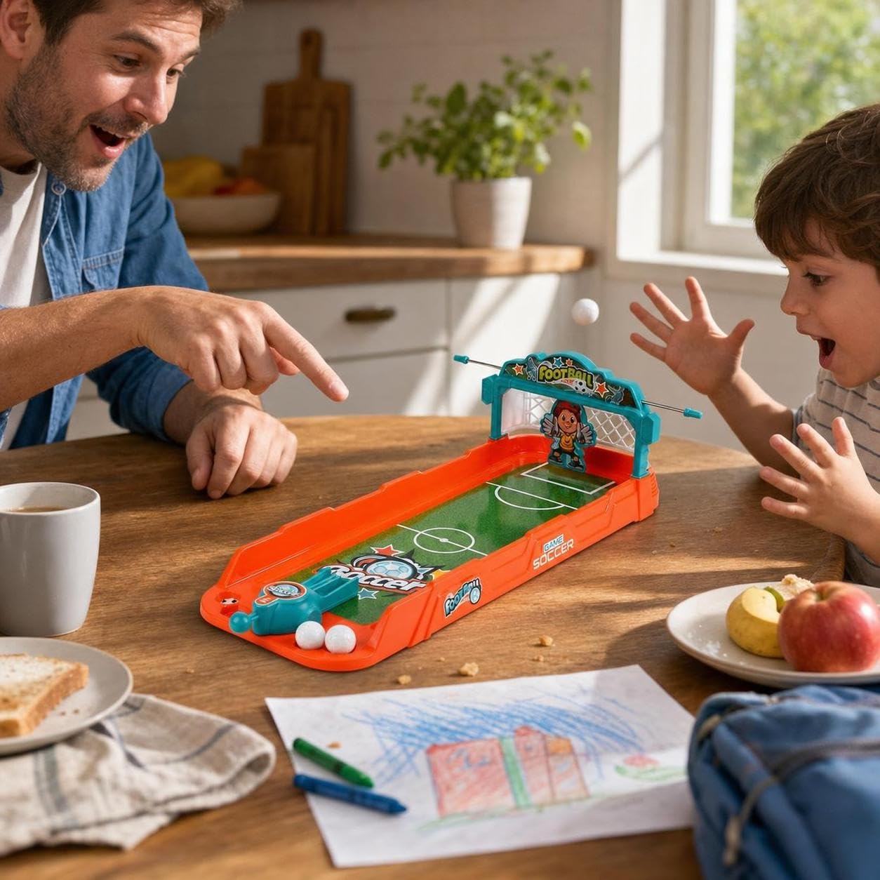 Homyl Gioco da Tavolo di Calcio Bambini, Interazione Parent-Child, gioco educativo