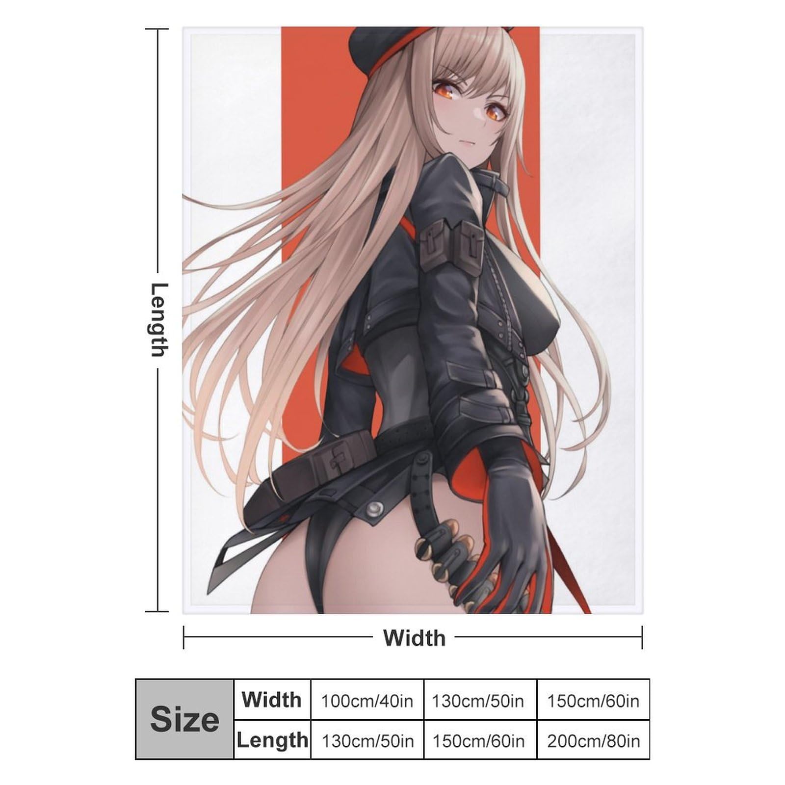 Amazon｜毛布 ラピ 勝利の女神:NIKKE ブランケット 50