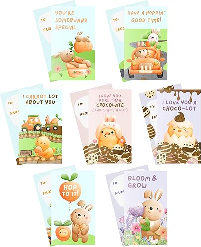 Miniatura 7 de Tarjetas para el día de San Valentín para el aula, mini tarjetas de intercambio para niños, recuerdos de fiesta, lindas tarjetas pequeñas para