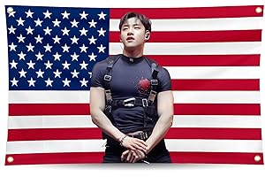 Big Bang K-Pop Stray Kids BANG CHAN American Flag Tapestry
