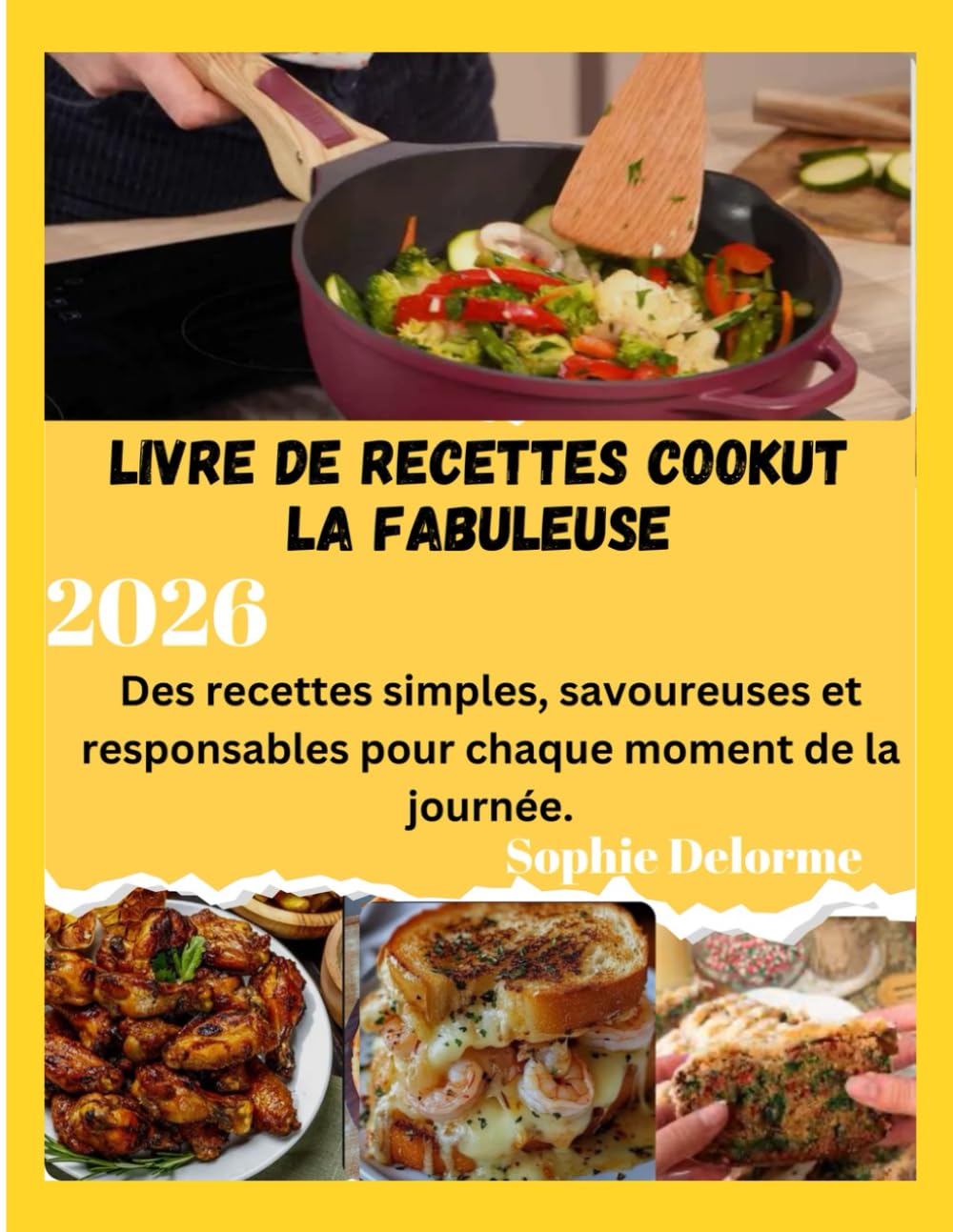 LIVRE DE RECETTES COOKUT LA FABULEUSE: Des recettes simples, savoureuses et responsables pour chaque moment de la journée