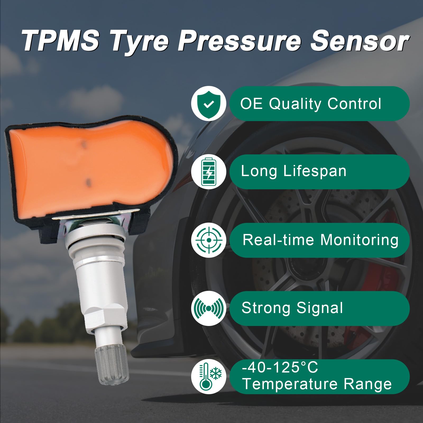 4 sensori di pressione dei pneumatici per Range Rover Sport Evoque per Land Rover Discovery per Jaguar F-Pace I-Pace XE Tpms Sensore Tpms Sensore Sostituire GX631A159AA LR070840