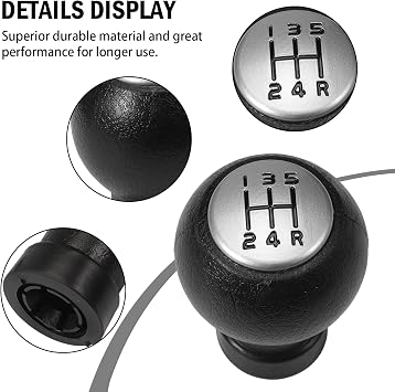 Kit Gear Knob 5 Gears and Cone Adapter for Swift 2005-2010 ALTO 2009-2014 Sedici 2005-2013 Carol (2009-2014) 28113M75J21-GJL