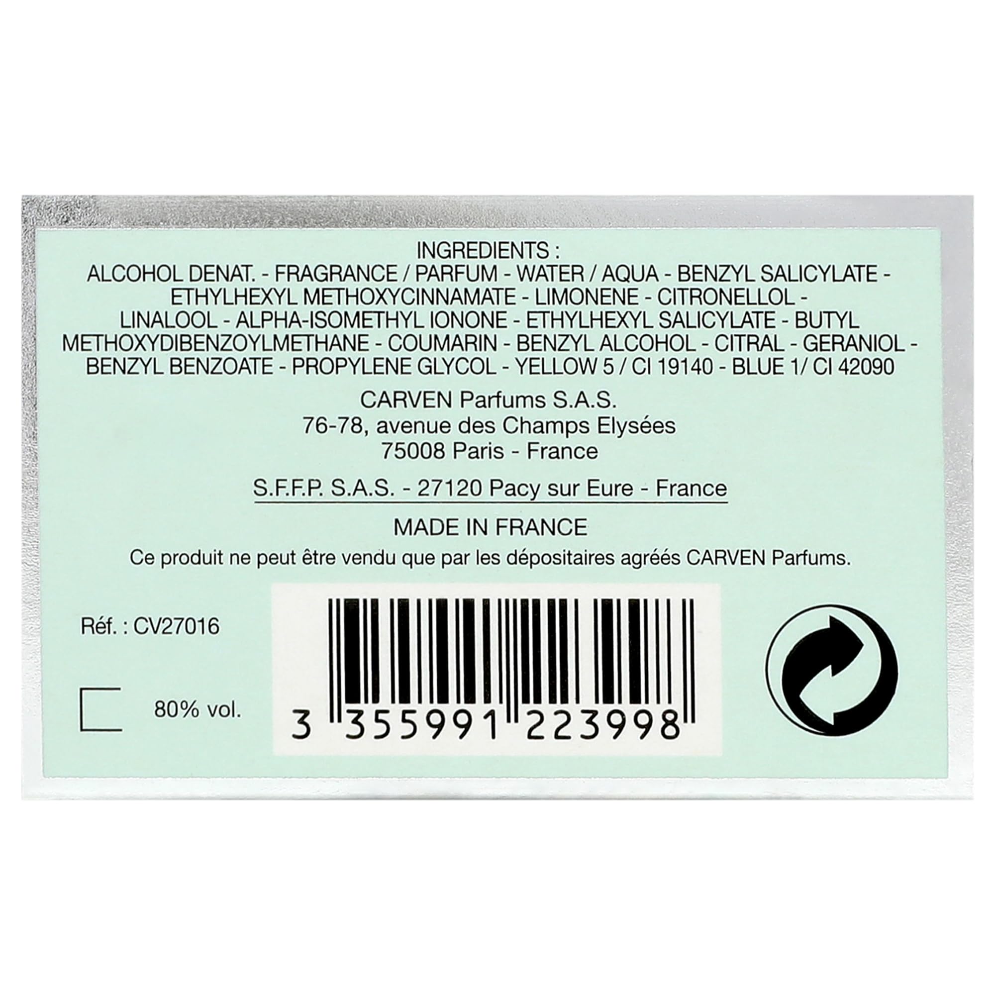 Carven Perfums Carven Dans Ma Bulle Etv 50Ml 0.05 g