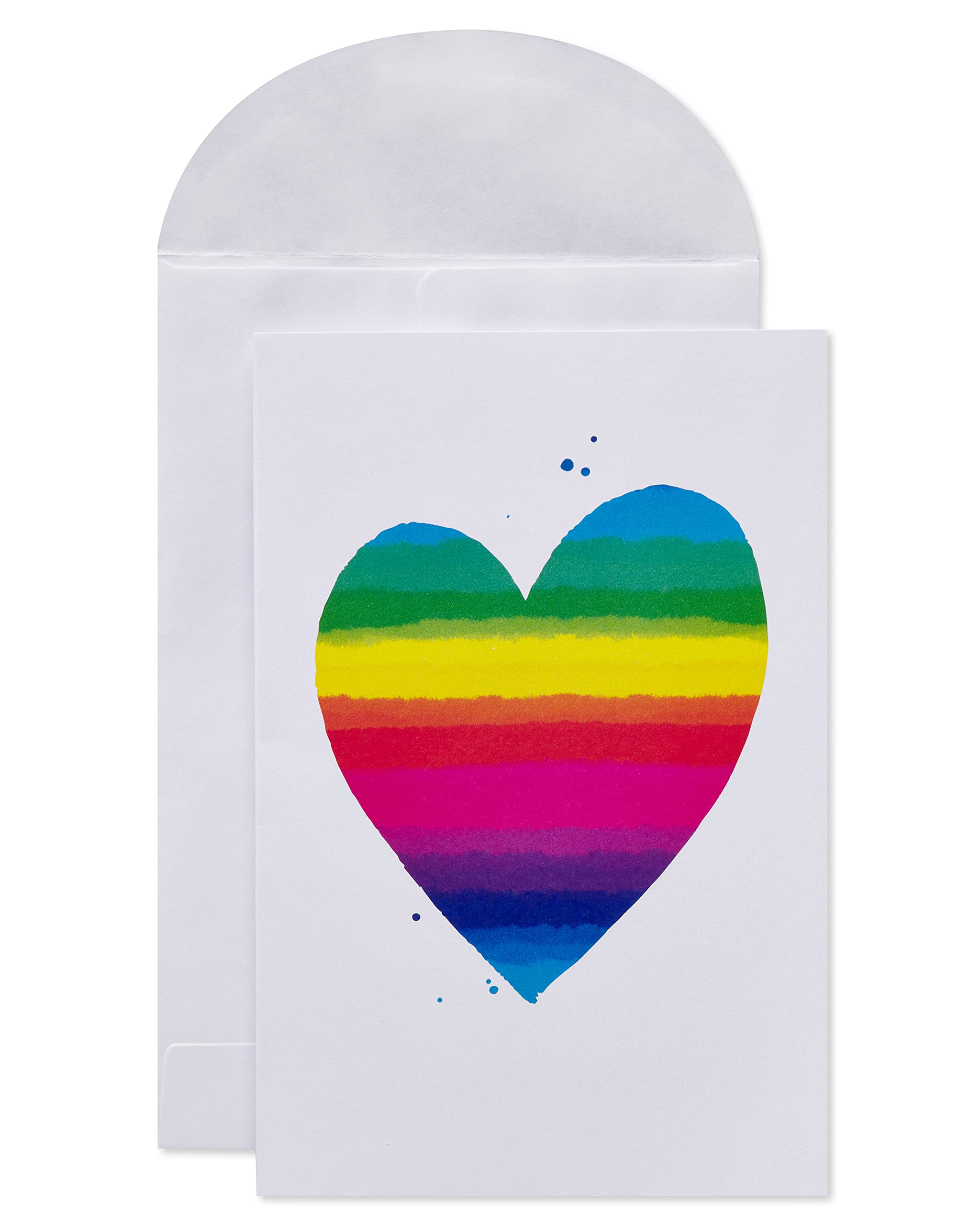 American Greetings Cartes vierges, cœur arc-en-ciel (48 pièces)