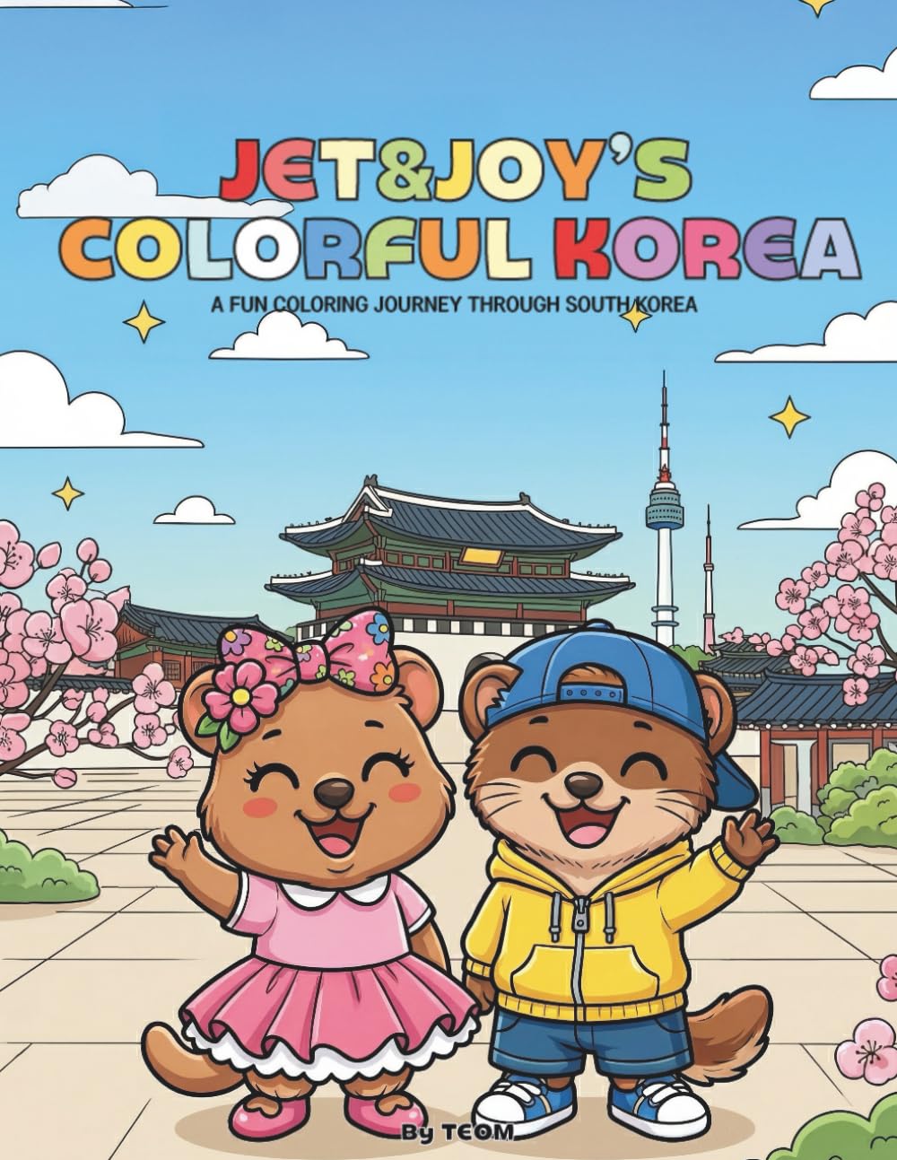 JET & JOY'S COLORFUL KOREA: A Fun Coloring Journey Through South Korea