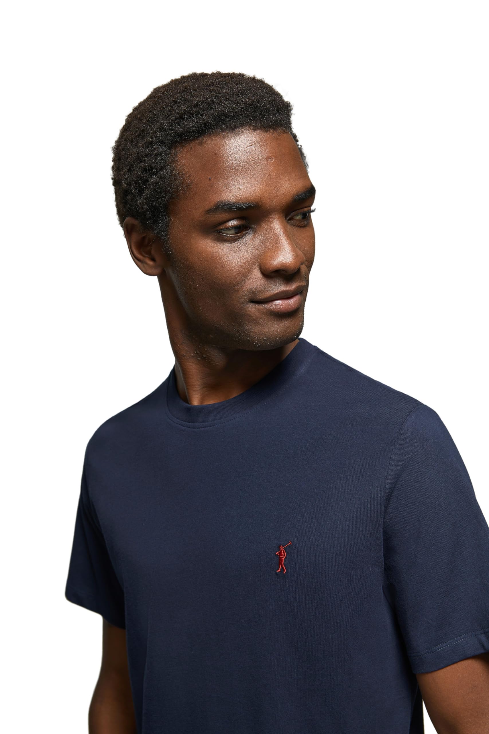 Polo Club Maglietta Basic Cotone con Logo Ricamato Uomo - T-Shirt for Men