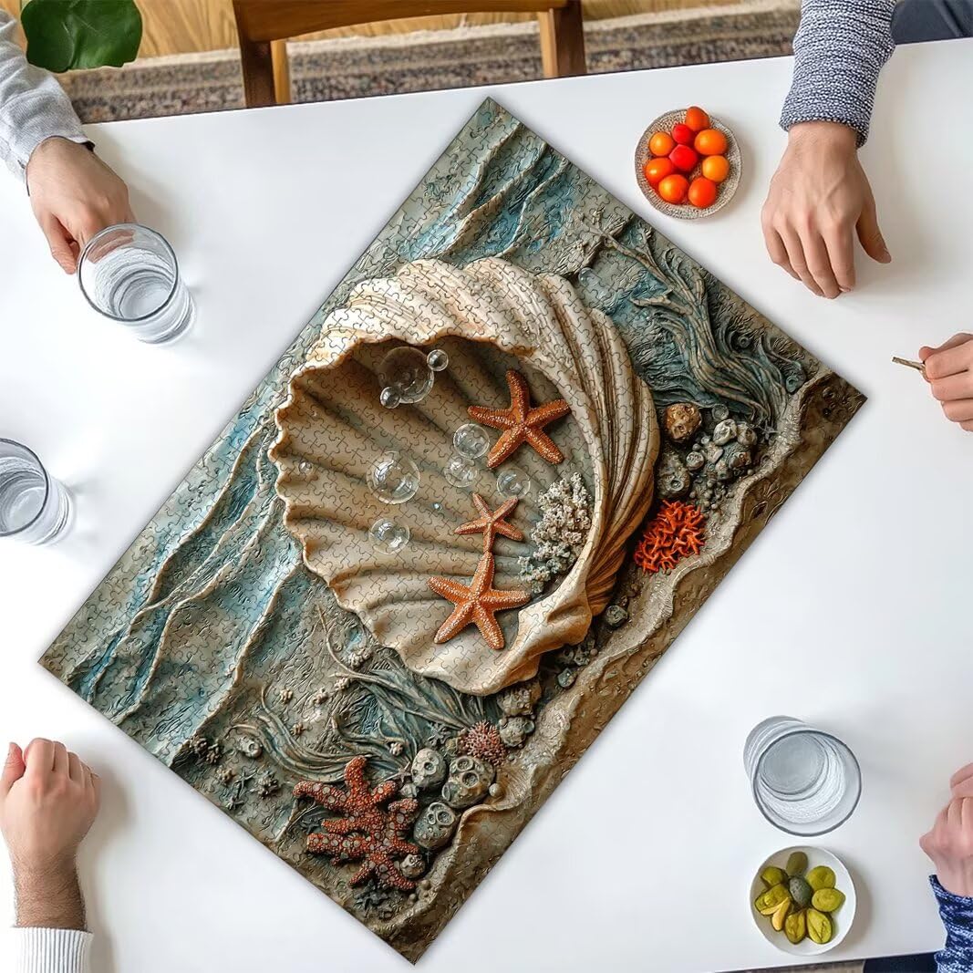 Puzzle Coquille, Puzzle 2000 Pièces Adultes, Puzzles pour Décoration -2999