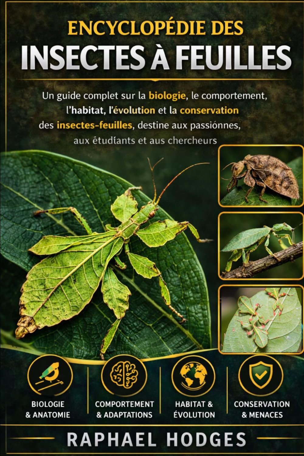 ENCYCLOPÉDIE DES INSECTES À FEUILLES: Un guide complet sur la biologie, le comportement, l'habitat, l'évolution et la conservation des ... passionnés, aux étudiants et aux chercheurs.