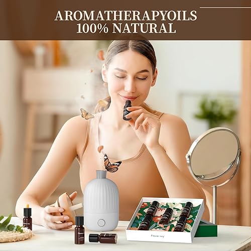 Miniatura 7 de Aceite esencial de ciprés, 0.34 onzas, 100% puro y natural, sin diluir, aceites esenciales de grado terapéutico prémium para difusor, cuidado de la