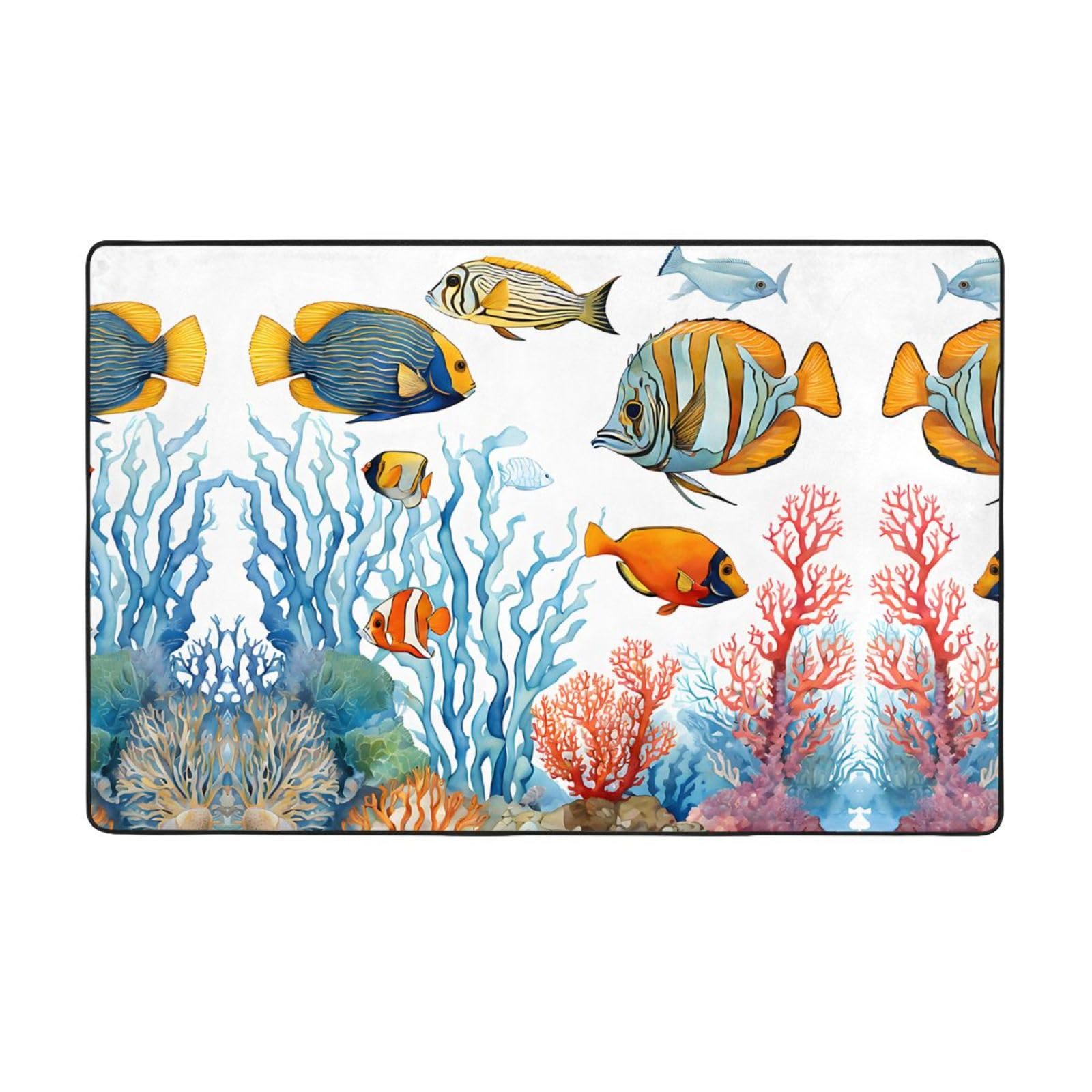 Tapis de sol antidérapant cuisine salon bureau grande taille 152 x 99 cm