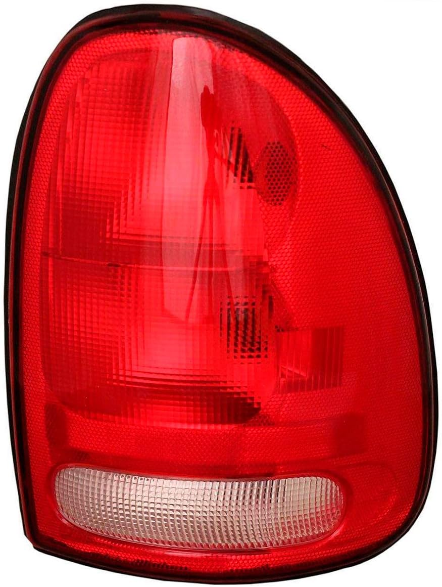 Dependable Direct Passenger Side (RH) Taillight Tail Light Lamp for 1996-2000 Chrysler Town & Country, Dodge Caravan, Plymouth Voyager, 1998-2003 Dodge Durango CH2801125 V4576244AB