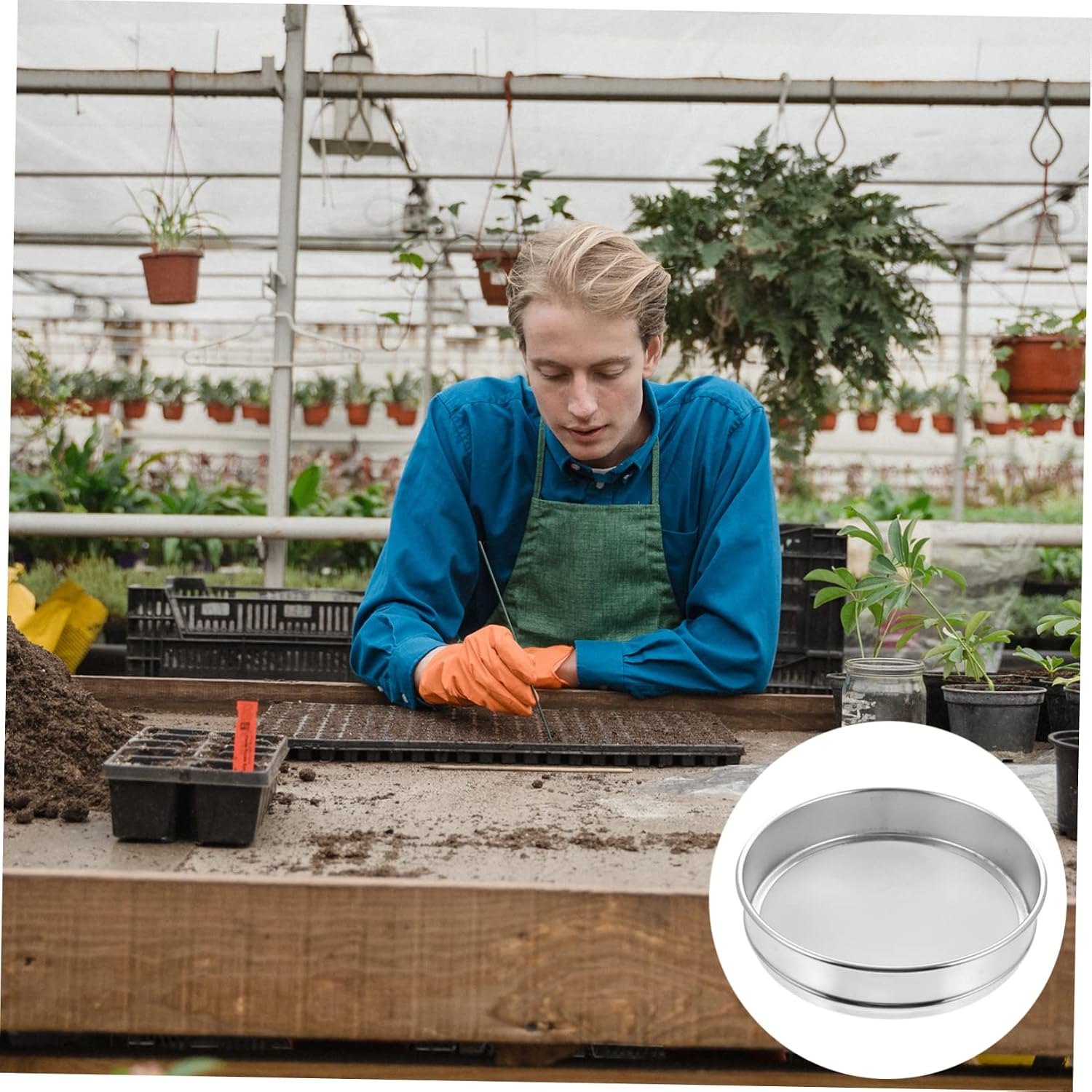 Stainless Steel Laboratory Sieves for Accurate Particle Analysis Test Sieve for Soil Powder and Chemical Screening for Scientific Research and Industrial Use