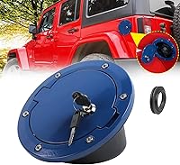 Vista 14 de Cubierta de Puerta de Combustible JeCar Tapa de Gasolina con Candado para Jeep Wrangler JK y Unlimited 2007-2018