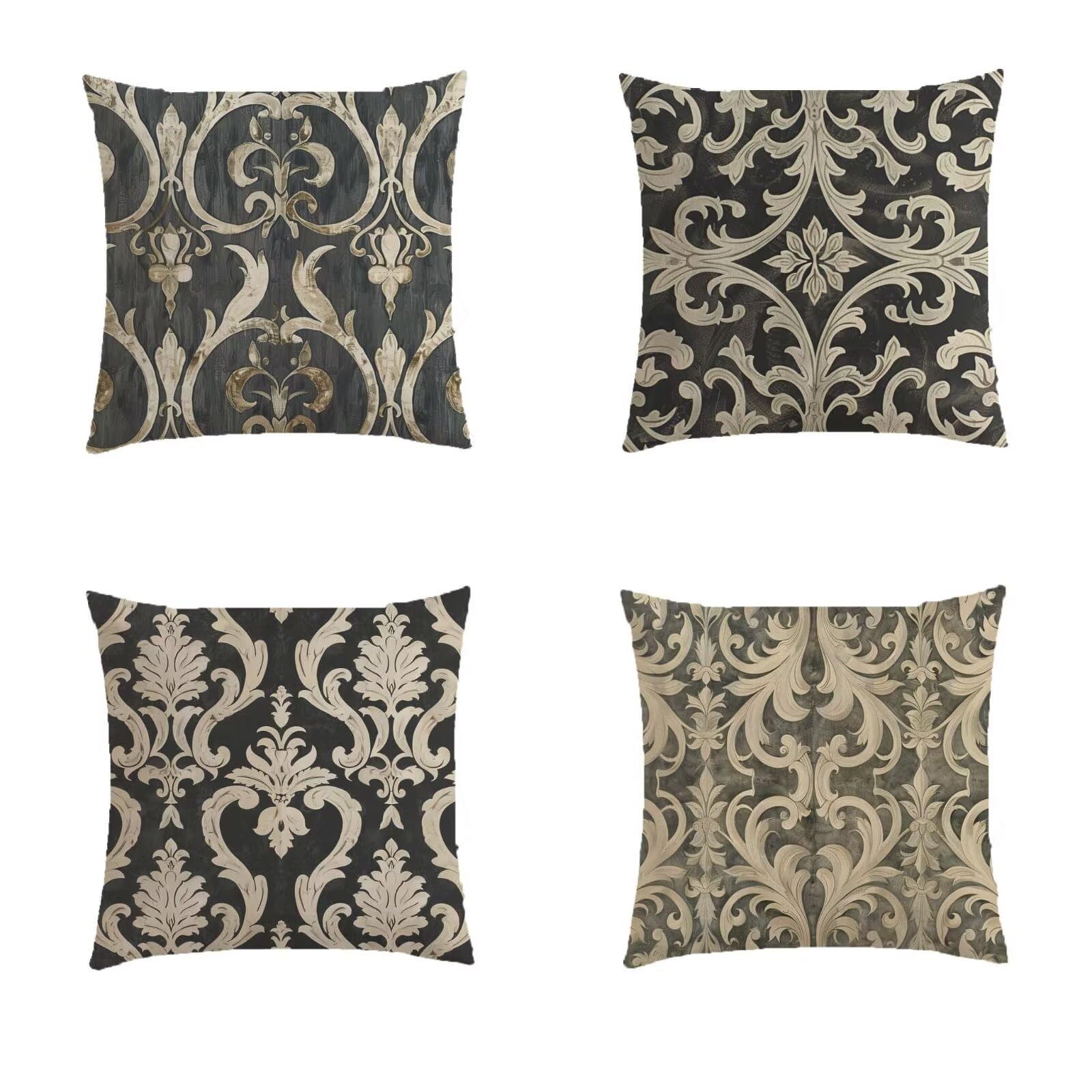 Housse de coussin 45x45cm lavable pour rénover vos coussins extérieurs ternis