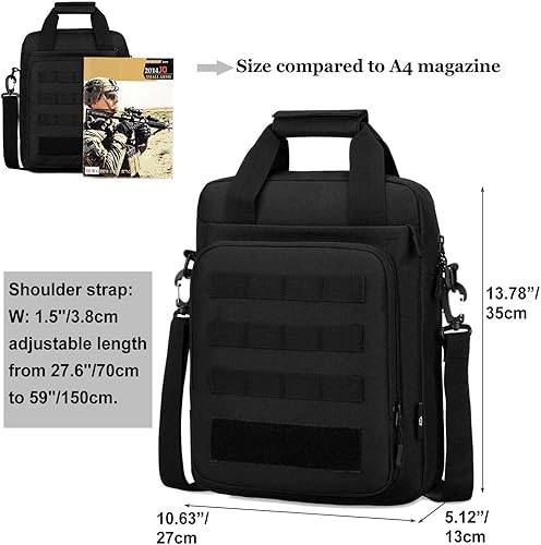 Miniatura 2 de CamGo Maletín táctico resistente bolso de mensajero de hombro militar ligero para hombre