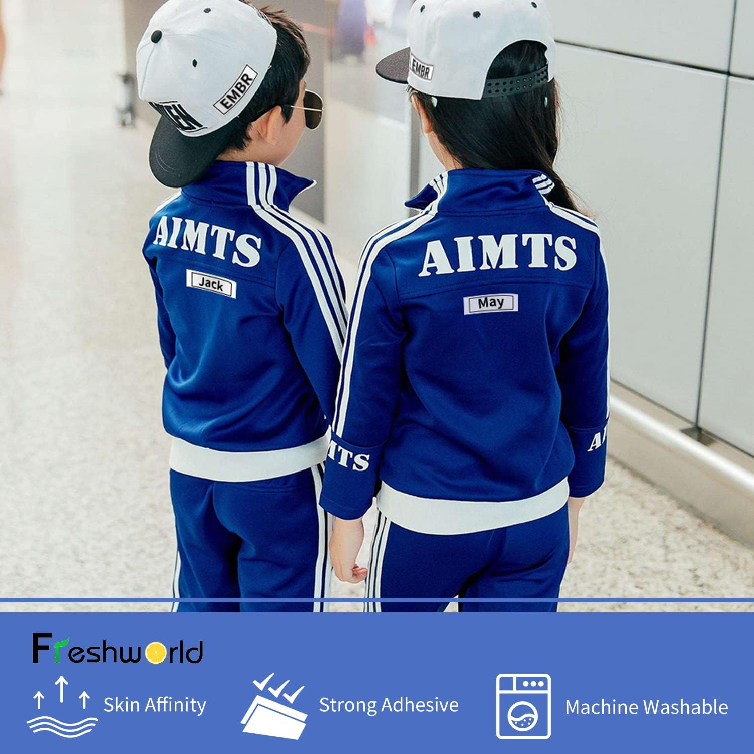 8-Pack, Including 5X TZe-FA231 Fabric Iron-On Label Tape + 3X TZe Fabric Iron-On Colored Tape 12mm 0.47 Replace for Brother Label Maker Tape Compatible with Brother P-Touch Label Maker