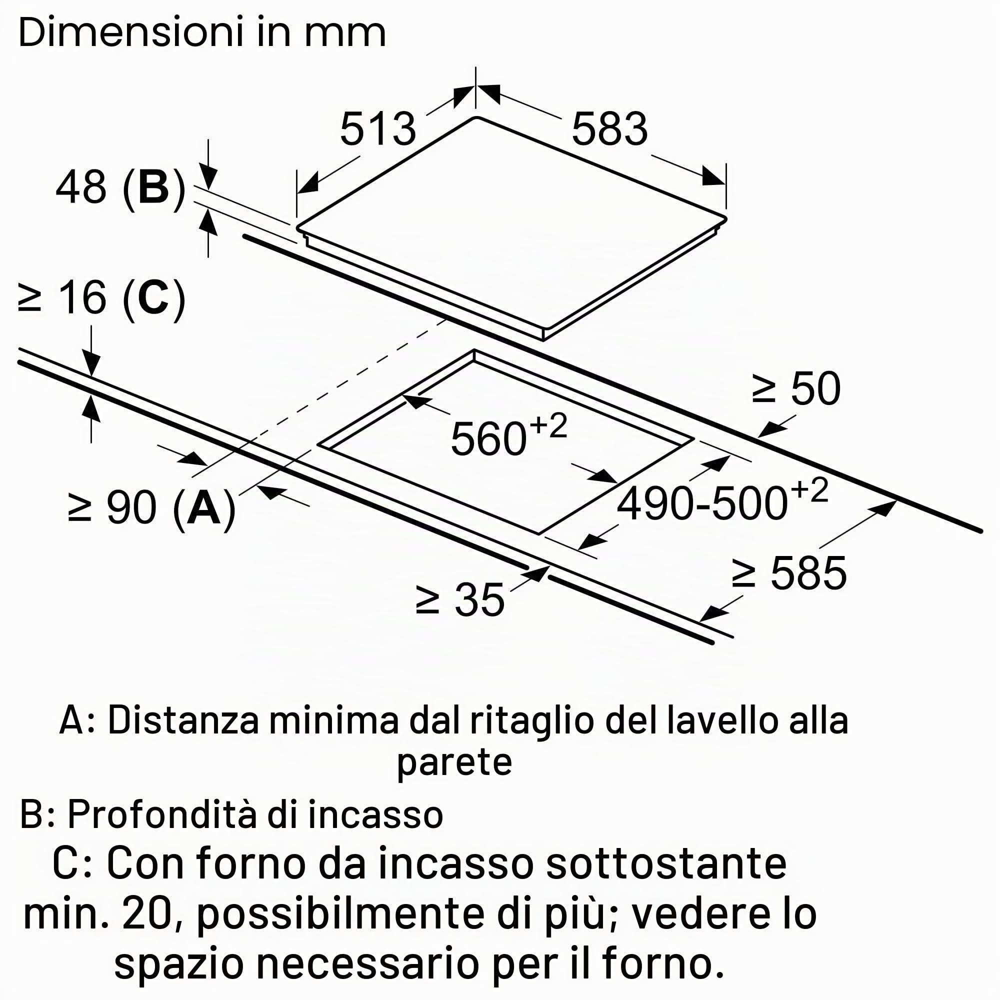 NEFF T16SDF9L0 - Piano cottura elettrico N70, piano cottura autosufficiente in vetroceramica, larghezza 60 cm, controllo touch, livello di potenza, zona arrosto, colore: Nero