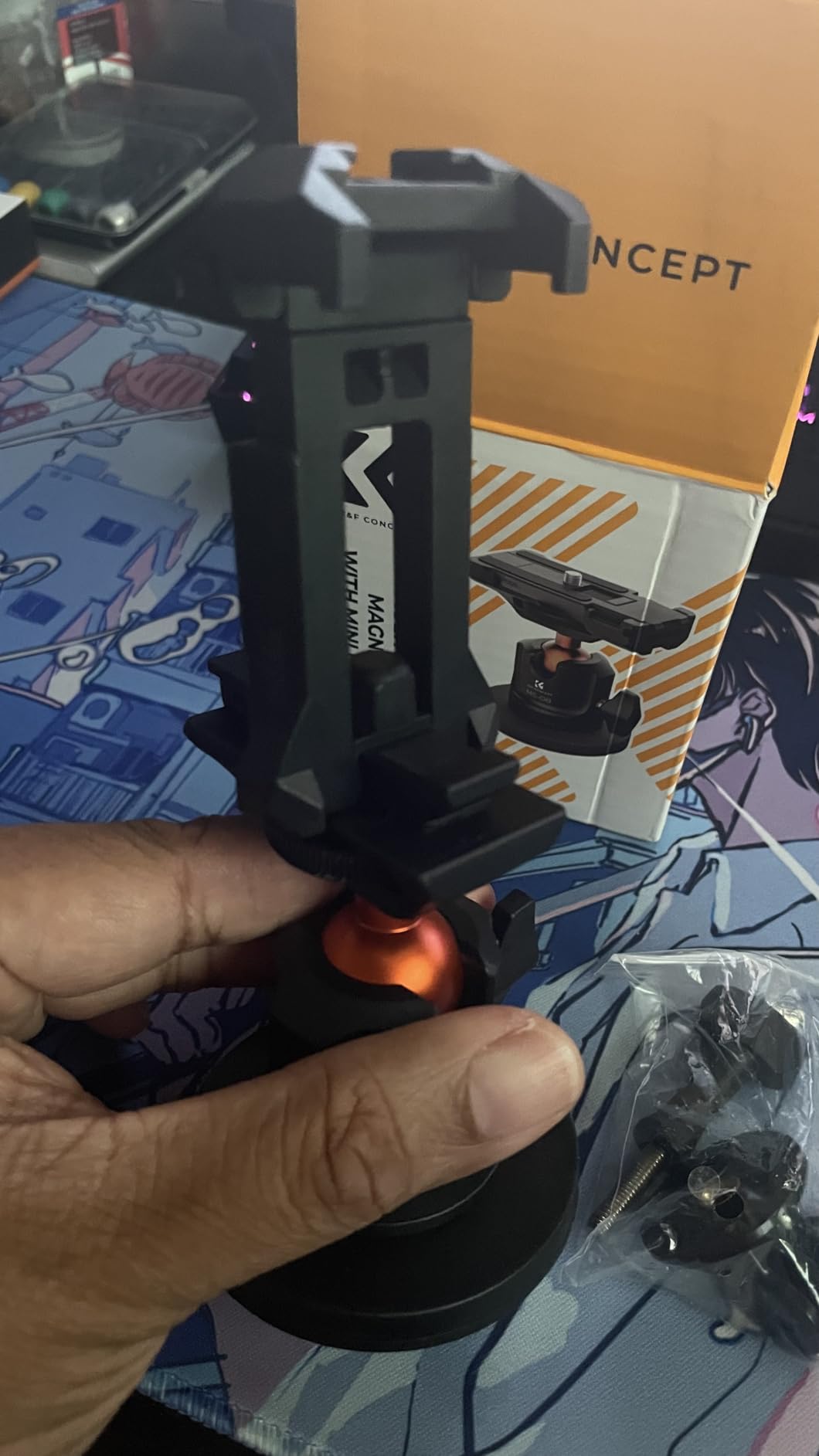 Good quality magnetic mount for phones and action Cams