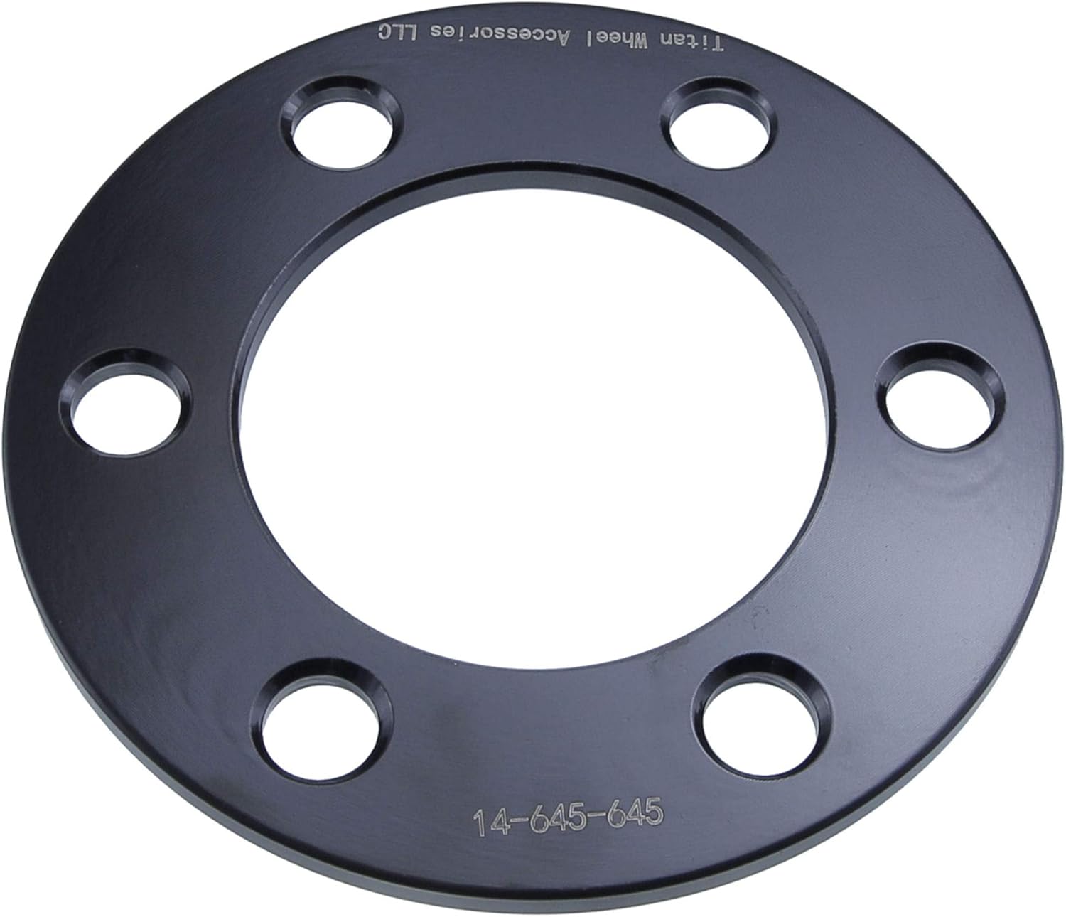 1/4" 6x4.5 Wheel Spacers - Wider Stance, Increased Clearance, Fits Dodge Viper Dakota Durango - 1/4 Inch, 6x114.3 - Set of 4 - Black